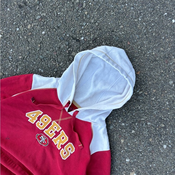 Y2K San Francisco 49ers Hoodie Pullover Sweater - Picture 3 of 12